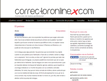 Tablet Screenshot of correctoronline.com